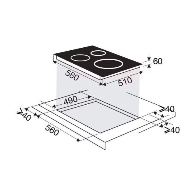Варочная поверхность Brandt Brandt BPI164DUW Варочная поверхность Brandt Brandt BPI164DUW