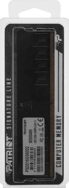 Память DDR5 16GB 5600MHz Patriot PSD516G56002 Память DDR5 16GB 5600MHz Patriot PSD516G56002