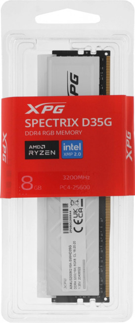 Память DDR4 8GB 3200MHz ADATA AX4U32008G16A-SWHD35G Память DDR4 8GB 3200MHz ADATA AX4U32008G16A-SWHD35G