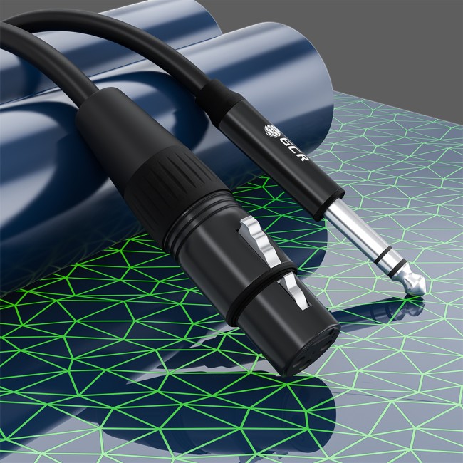Кабель микрофонный jack 6,35mm / XLR GCR GCR-53440 Кабель микрофонный jack 6,35mm / XLR GCR GCR-53440