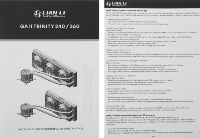 Система водяного охлаждения Lian-Li G89.GA2T36W.00 Система водяного охлаждения Lian-Li G89.GA2T36W.00