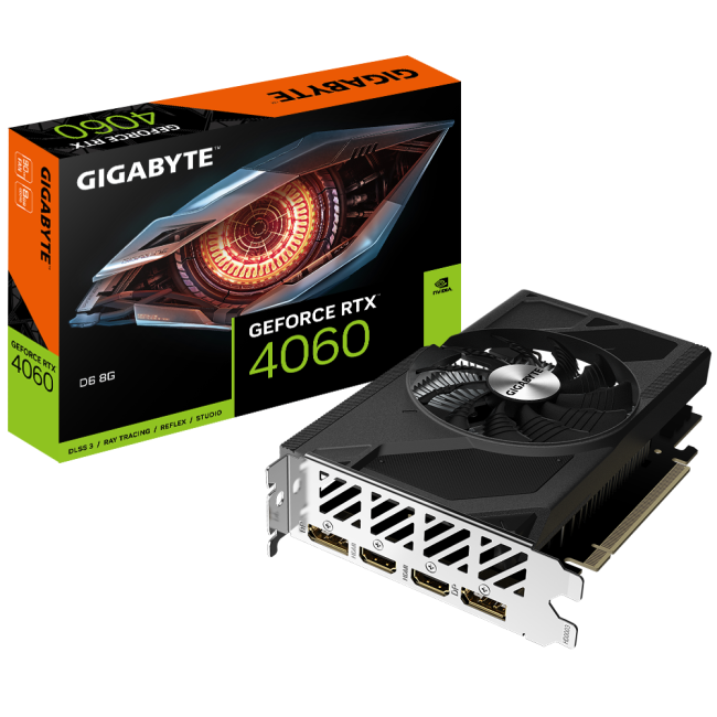 Видеокарта GIGABYTE GV-N4060D6-8GD Видеокарта GIGABYTE GV-N4060D6-8GD