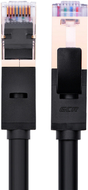 Greenconnect Патч-корд PROF прямой 0.1m, FTP медь кат.6, черный, позолоченные контакты и коннектор, 24 AWG, Deluxe GCR-LNCG626-0.1m, ethernet high speed 10 Гбит/с, RJ45, T568B Greenconnect RJ45(m) - RJ45(m) Cat. 6 F/UTP PVC 0.1м чёрный Greenconnect Патч-корд PROF прямой 0.1m, FTP медь кат.6, черный, позолоченные контакты и коннектор, 24 AWG, Deluxe GCR-LNCG626-0.1m, ethernet high speed 10 Гбит/с, RJ45, T568B Greenconnect RJ45(m) - RJ45(m) Cat. 6 F/UTP PVC 0.1м чёрный