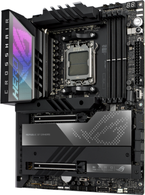 Материнская плата ASUS ROG CROSSHAIR X670E HERO Материнская плата ASUS ROG CROSSHAIR X670E HERO