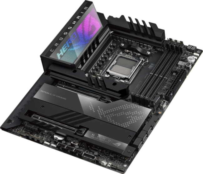 Материнская плата ASUS ROG CROSSHAIR X670E HERO Материнская плата ASUS ROG CROSSHAIR X670E HERO