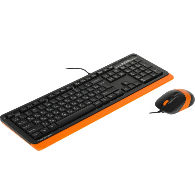 Клавиатура + мышь A4Tech Fstyler F1010 клав:черный/оранжевый мышь:черный/оранжевый USB Multimedia (F A4Tech F1010 ORANGE Клавиатура + мышь A4Tech Fstyler F1010 клав:черный/оранжевый мышь:черный/оранжевый USB Multimedia (F A4Tech F1010 ORANGE