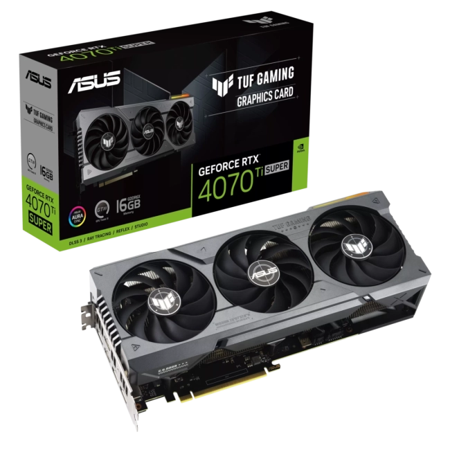 Видеокарта ASUS TUF-RTX4070TIS-16GGAMING Видеокарта ASUS TUF-RTX4070TIS-16GGAMING