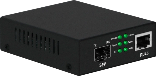 Медиаконвертер Gigabit Ethernet NST NS-MC-1G1GX