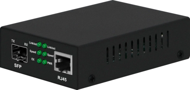 Медиаконвертер Gigabit Ethernet NST NS-MC-1G1GX