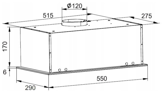 Вытяжка HANSA OMP6251BGWH