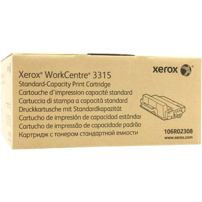 Принт-картридж черный Xerox 106R02308