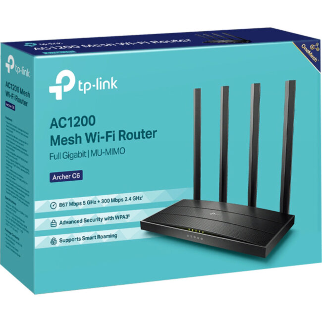 Маршрутизатор TP-Link Archer C6 v3 Маршрутизатор TP-Link Archer C6 v3
