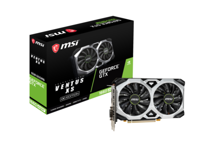 Видеокарта MSI GeForce GTX 1660 SUPER VENTUS XS OC Видеокарта MSI GeForce GTX 1660 SUPER VENTUS XS OC