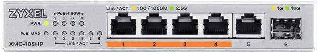 Коммутатор Zyxel XMG-105HP-EU0101F