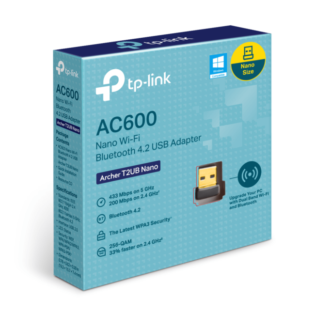 Адаптер Bluetooth TP-Link Archer T2UB Nano Адаптер Bluetooth TP-Link Archer T2UB Nano