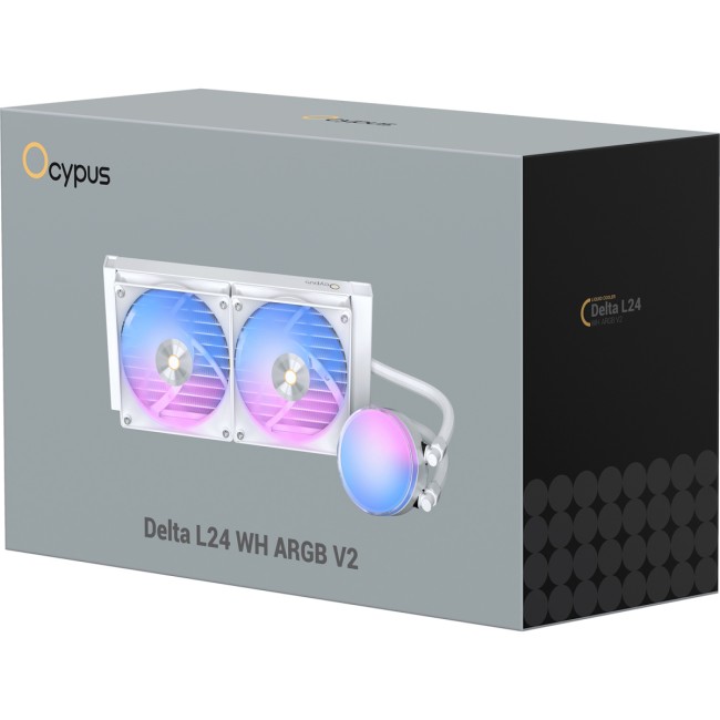 Система жидкостного охлаждения Ocypus Delta-L24-WH2AAWNN02X-GL White Система жидкостного охлаждения Ocypus Delta-L24-WH2AAWNN02X-GL White