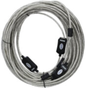 Кабель-адаптер USB2.0-repeater, удлинительный активный <Am-->Af> 25м VCOM <VUS7049-25M> VCOM USB 2.0 Type-AM - USB 2.0 Type-AF 25м