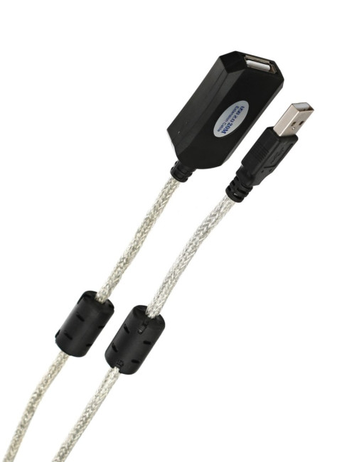 Кабель-адаптер USB2.0-repeater, удлинительный активный <Am-->Af> 25м VCOM <VUS7049-25M> VCOM USB 2.0 Type-AM - USB 2.0 Type-AF 25м