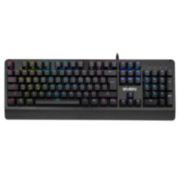 Механическая игровая клавиатура SVEN KB-G9700 (104 кл,+12Fn,RED switch, RGB, мет, корпус) Sven SV-015831
