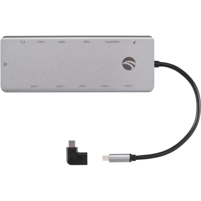 Адаптер TypeC -->(2HDMI+DP)4K*60Hz+3USB3.0+TC+USB2.0+RJ45+SD+TF+PD+audio+TCадаптер, VCOM <4706> VCOM CU4706