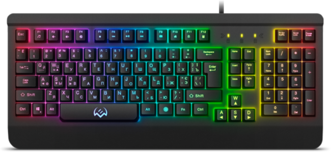 Игровая клавиатура SVEN KB-G9450 (104кл., мет. корпус, 12 Fn функций, подсветка) Sven KB-G9450