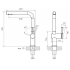 Смеситель RIVELATO Rivelato Arno 9024430 antracite Смеситель RIVELATO Rivelato Arno 9024430 antracite