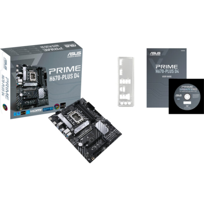 Материнская плата ASUS PRIME H670-PLUS D4 Материнская плата ASUS PRIME H670-PLUS D4