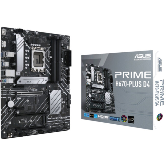 Материнская плата ASUS PRIME H670-PLUS D4 Материнская плата ASUS PRIME H670-PLUS D4