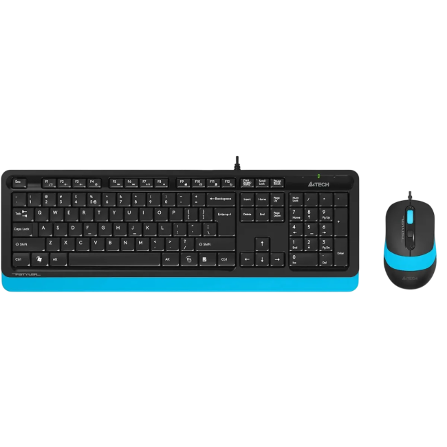 Клавиатура + мышь A4Tech Fstyler F1010 клав:черный/синий мышь:черный/синий USB Multimedia (F1010 BLU A4Tech F1010 BLUE Клавиатура + мышь A4Tech Fstyler F1010 клав:черный/синий мышь:черный/синий USB Multimedia (F1010 BLU A4Tech F1010 BLUE