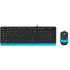 Клавиатура + мышь A4Tech Fstyler F1010 клав:черный/синий мышь:черный/синий USB Multimedia (F1010 BLU A4Tech F1010 BLUE Клавиатура + мышь A4Tech Fstyler F1010 клав:черный/синий мышь:черный/синий USB Multimedia (F1010 BLU A4Tech F1010 BLUE