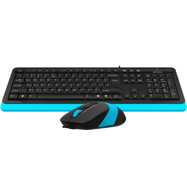 Клавиатура + мышь A4Tech Fstyler F1010 клав:черный/синий мышь:черный/синий USB Multimedia (F1010 BLU A4Tech F1010 BLUE Клавиатура + мышь A4Tech Fstyler F1010 клав:черный/синий мышь:черный/синий USB Multimedia (F1010 BLU A4Tech F1010 BLUE