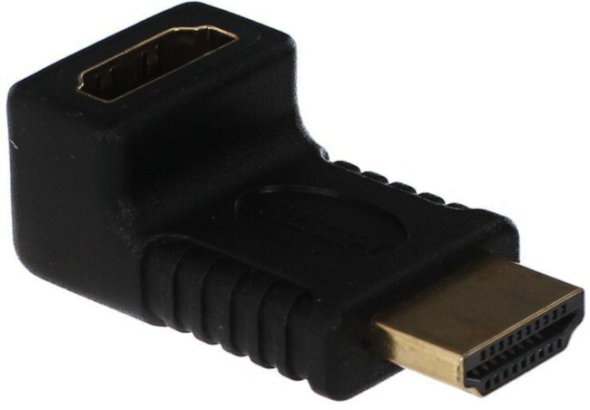 Переходник HDMI (M) <--> HDMI (F) угловой 90° VCOM <CA320> VCOM HDMI (m) - HDMI (f) Переходник HDMI (M) <--> HDMI (F) угловой 90° VCOM <CA320> VCOM HDMI (m) - HDMI (f)