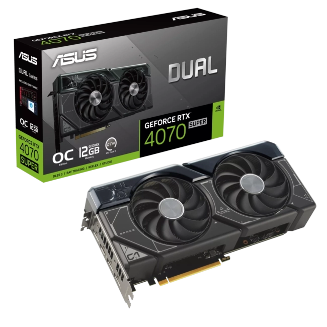 Видеокарта ASUS DUAL-RTX4070S-O12G Видеокарта ASUS DUAL-RTX4070S-O12G