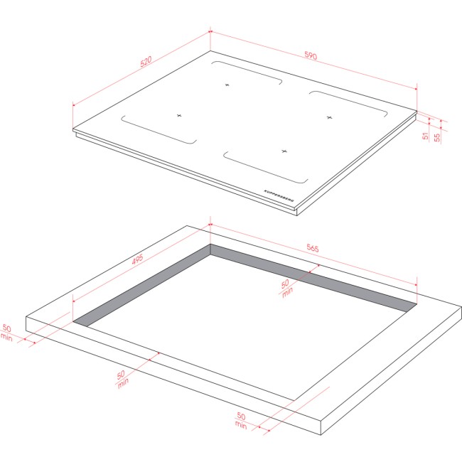 Варочная поверхность Kuppersberg Kuppersberg ICI 629