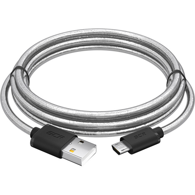 GCR Кабель 1.5m MicroUSB, прозрачный, черные коннекторы, быстрая зарядка, 28/24 AWG, GCR-54476 Кабель Greenconnect 1.5 м (GCR-54476) GCR Кабель 1.5m MicroUSB, прозрачный, черные коннекторы, быстрая зарядка, 28/24 AWG, GCR-54476 Кабель Greenconnect 1.5 м (GCR-54476)