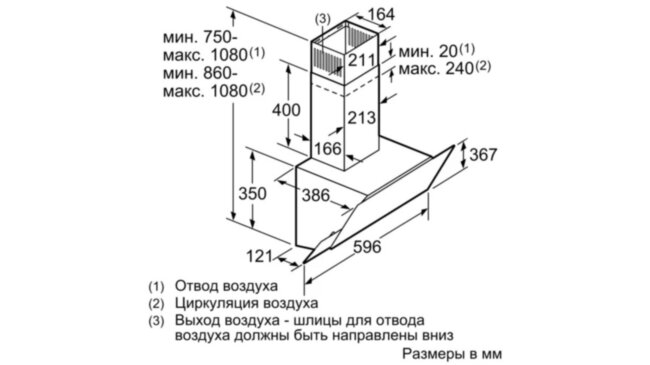 Вытяжка BOSCH Bosch DWK66AJ60T