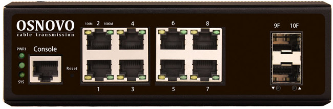 Коммутатор OSNOVO SW-70802/ILS