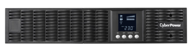 ИБП CyberPower OLS2000ERT2U, Rackmount, Online, 2000VA/1800W, 8 IEC-320 С13 розеток, USB&Serial, RJ11/RJ45, SNMPslot, LCD дисплей, Black, 0.5х0.8х0.2м., 22кг. CyberPower OLS2000ERT2U