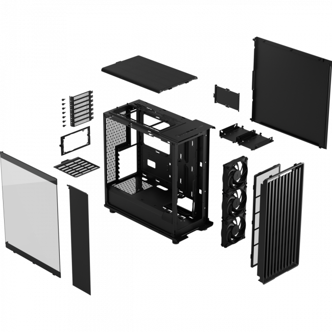 Корпус ПК без блока питания Fractal Design North TG Momentum Edition Black Корпус ПК без блока питания Fractal Design North TG Momentum Edition Black