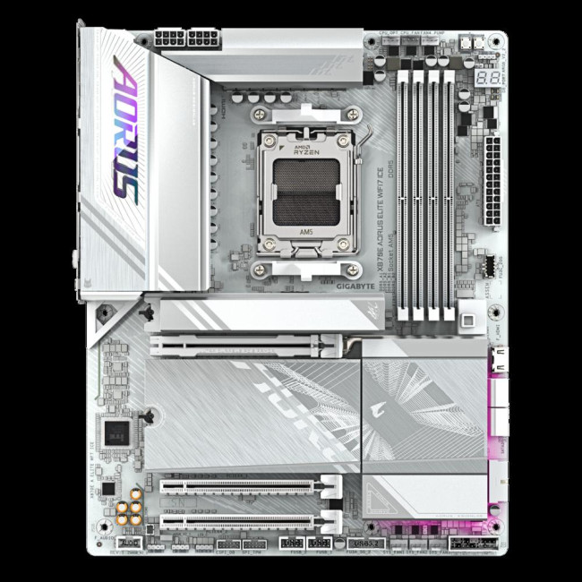 Материнская плата Gigabyte X870E AORUS ELITE WIFI7 ICE Материнская плата Gigabyte X870E AORUS ELITE WIFI7 ICE