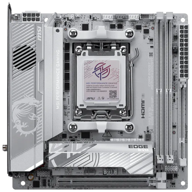 Материнская плата MSI MPG X870I EDGE TI EVO WIFI Материнская плата MSI MPG X870I EDGE TI EVO WIFI