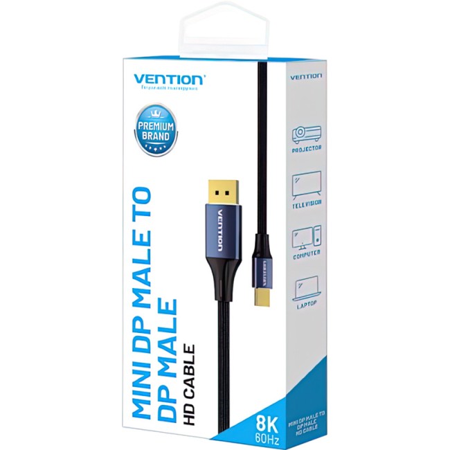 Кабель Vention DisplayPort v1.4 20M/Mini DP M - 1.5м Vention HCFLG