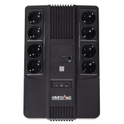 ИБП МАСТЕР 600, 600/360 ВА/Вт, LED, USB, RJ11/RJ45, SCHUKOx8 Импульс MT60102