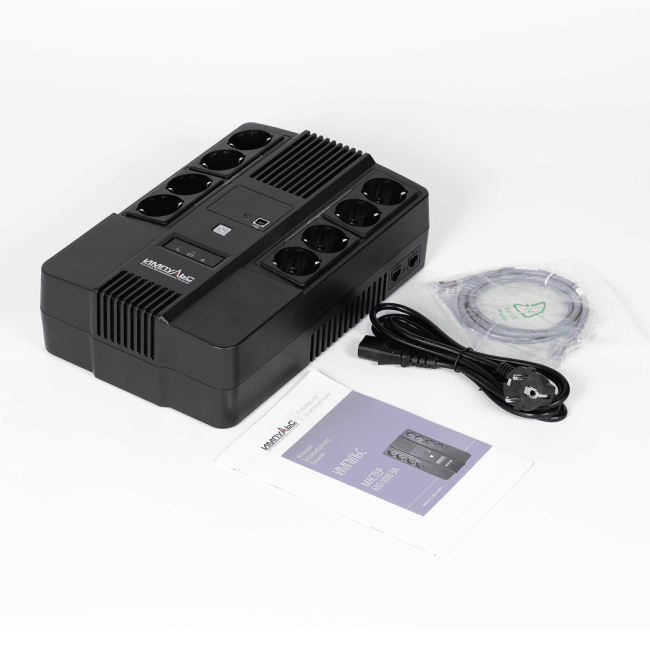 ИБП МАСТЕР 600, 600/360 ВА/Вт, LED, USB, RJ11/RJ45, SCHUKOx8 Импульс MT60102 ИБП МАСТЕР 600, 600/360 ВА/Вт, LED, USB, RJ11/RJ45, SCHUKOx8 Импульс MT60102