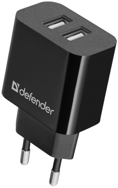 Defender Сетевой адаптер UPC-21 2xUSB,5V/2.1А кабель microUSB Defender 83581 Defender Сетевой адаптер UPC-21 2xUSB,5V/2.1А кабель microUSB Defender 83581
