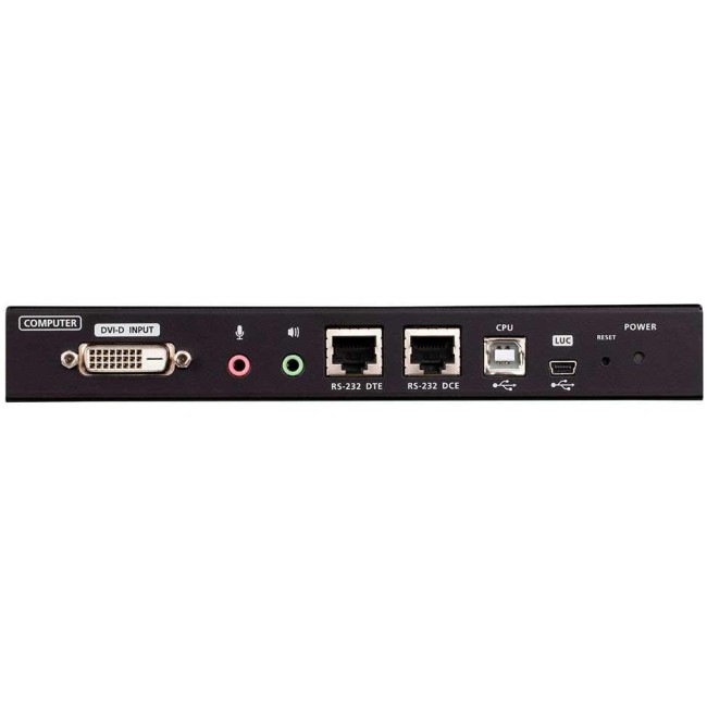 Удлинитель, KVM+DVI, управление по IP, Rackmount/Desktop, 10/100 Base-T, с KVM-шнурами PS2 1х1.2м.;USB 1x1.2м., TCP/IP, (Virtual Media;WIN98SE/ME/2000/XP/FREE-BSD/LINUX 7.0 или выше;1600x1200 60Hz;) ATEN CN9600