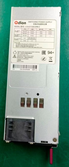 Блок питания серверный Qdion Model U1A-D11200-DRB-Z P/C14 Блок питания серверный Qdion Model U1A-D11200-DRB-Z P/C14