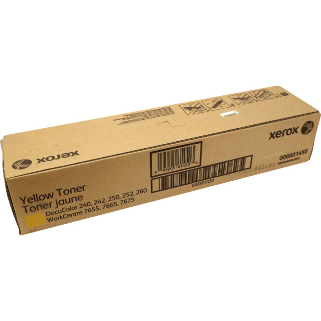 ТОНЕР-КАРТРИДЖ ЖЕЛТЫЙ DC250, 2x34K Xerox 006R01450 ТОНЕР-КАРТРИДЖ ЖЕЛТЫЙ DC250, 2x34K Xerox 006R01450