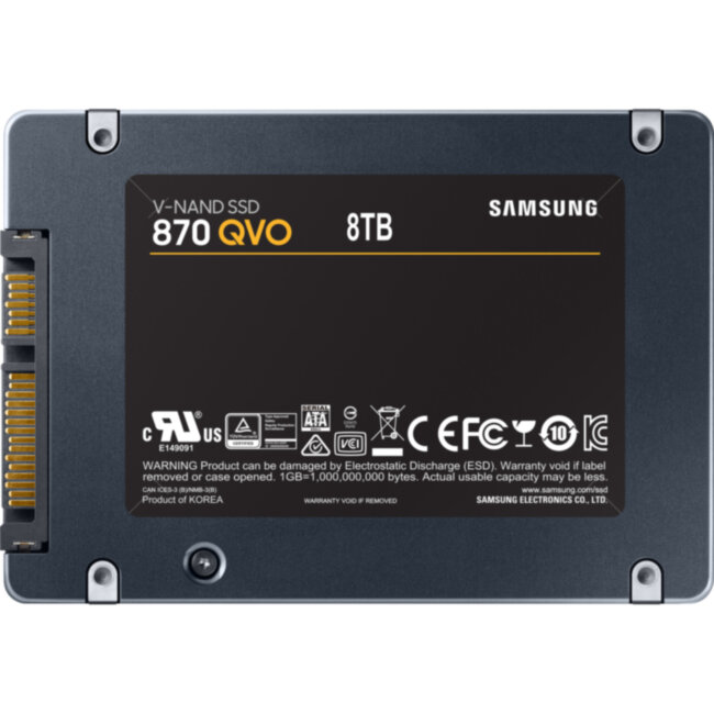 Твердотельные накопители Samsung 870 QVO 8000GB (MZ-77Q8T0BW)