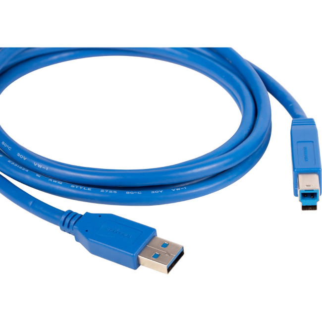 Кабель USB-A 3.0 вилка- USB-B вилка, 1,8 м Kramer C-USB3/AB-6